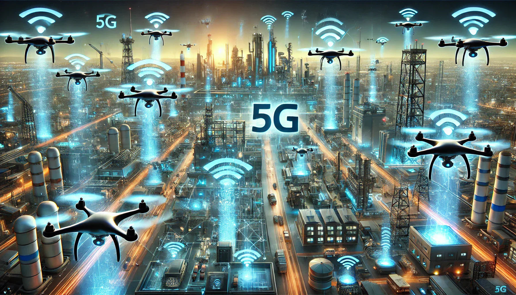 The Future of 5G-Connected Drones in Industrial Operations