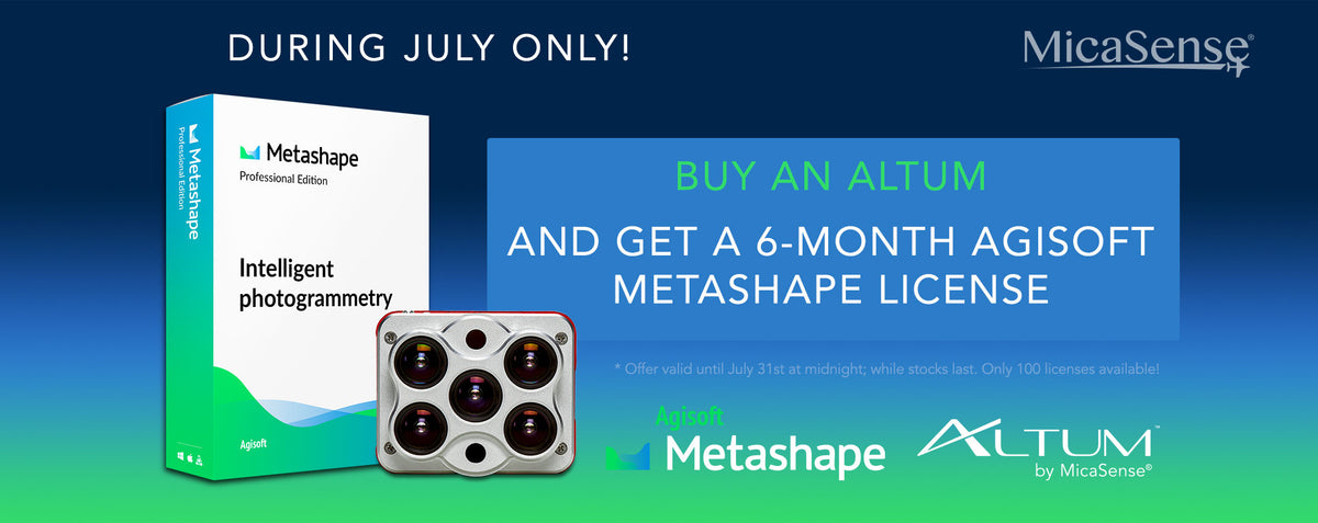 Free Agisoft Metashape License with Every Altum - Limited Time Offer!