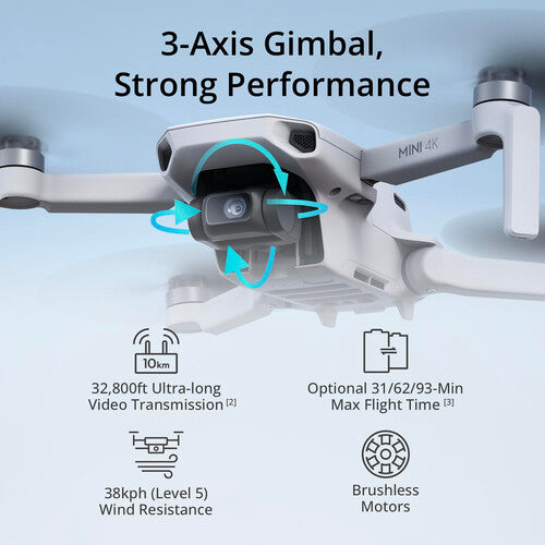 DJI - Mini 4k Fly More Combo