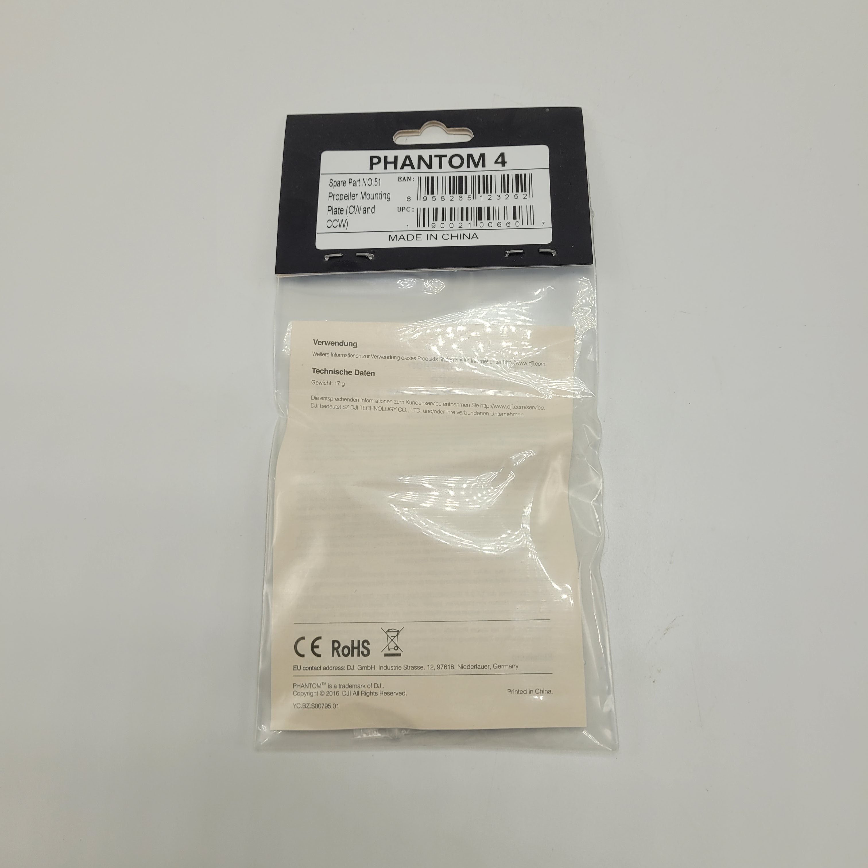 DJI - Phantom 4 Propeller Mounting Plate (CW and CCW)