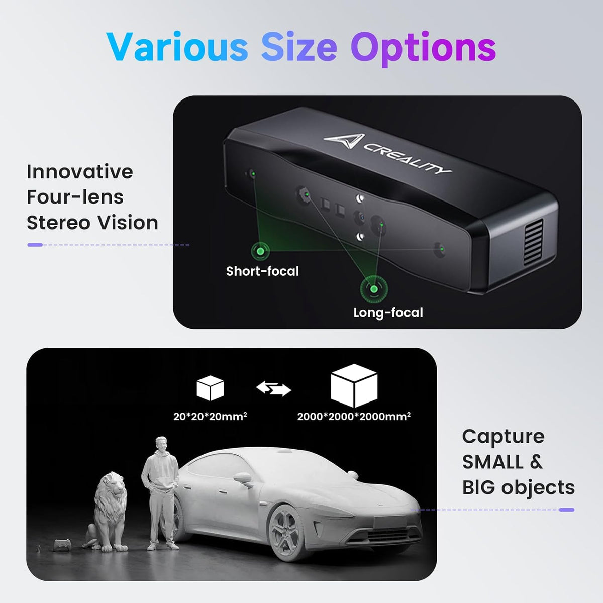 Creality CR-Scan Otter Lite 3D Scanner for 3D Printing