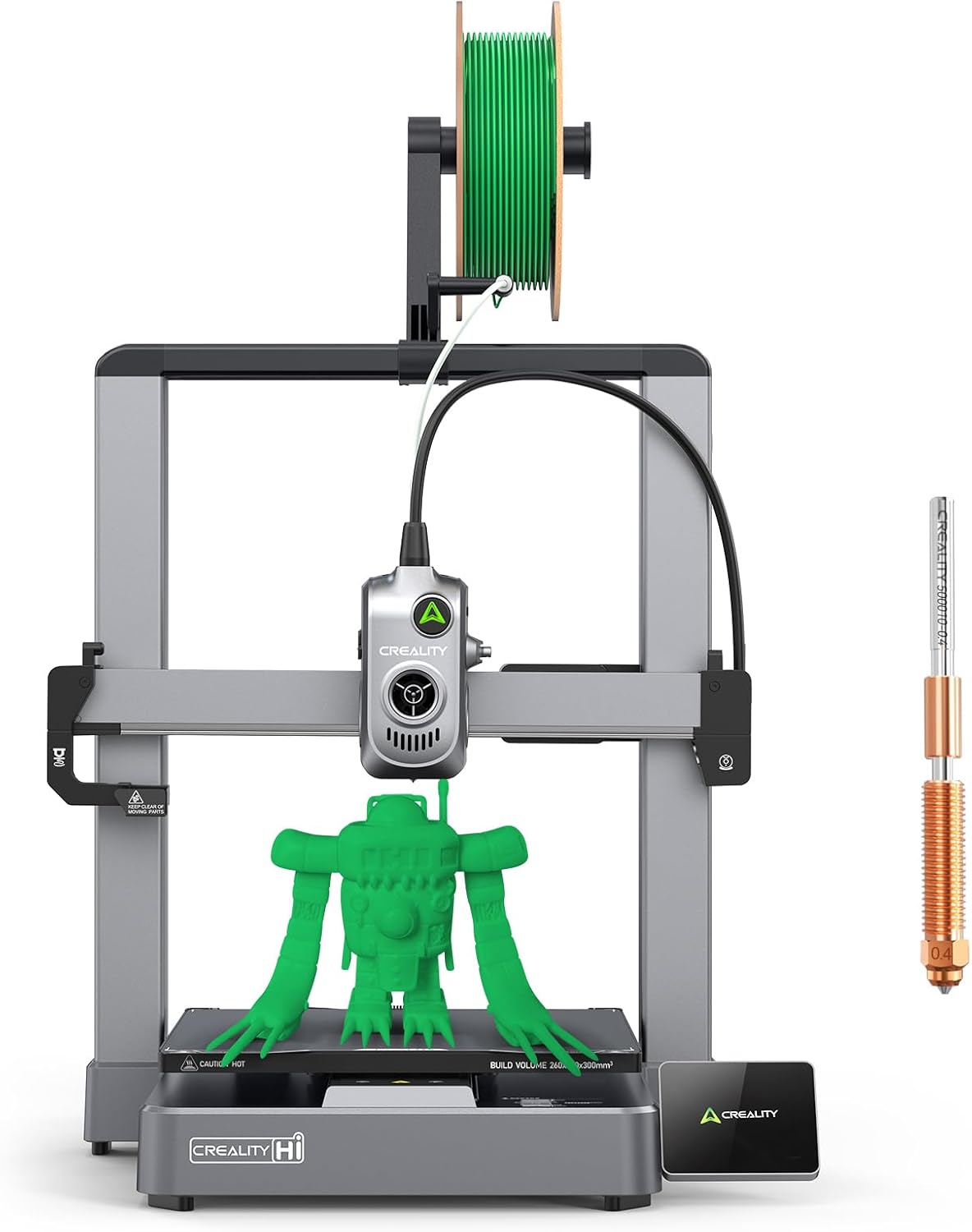 Creality HI 3D Printer, 500mm/s Hyper-Speed, Auto RFID Filament Detection, All-Metal Frame