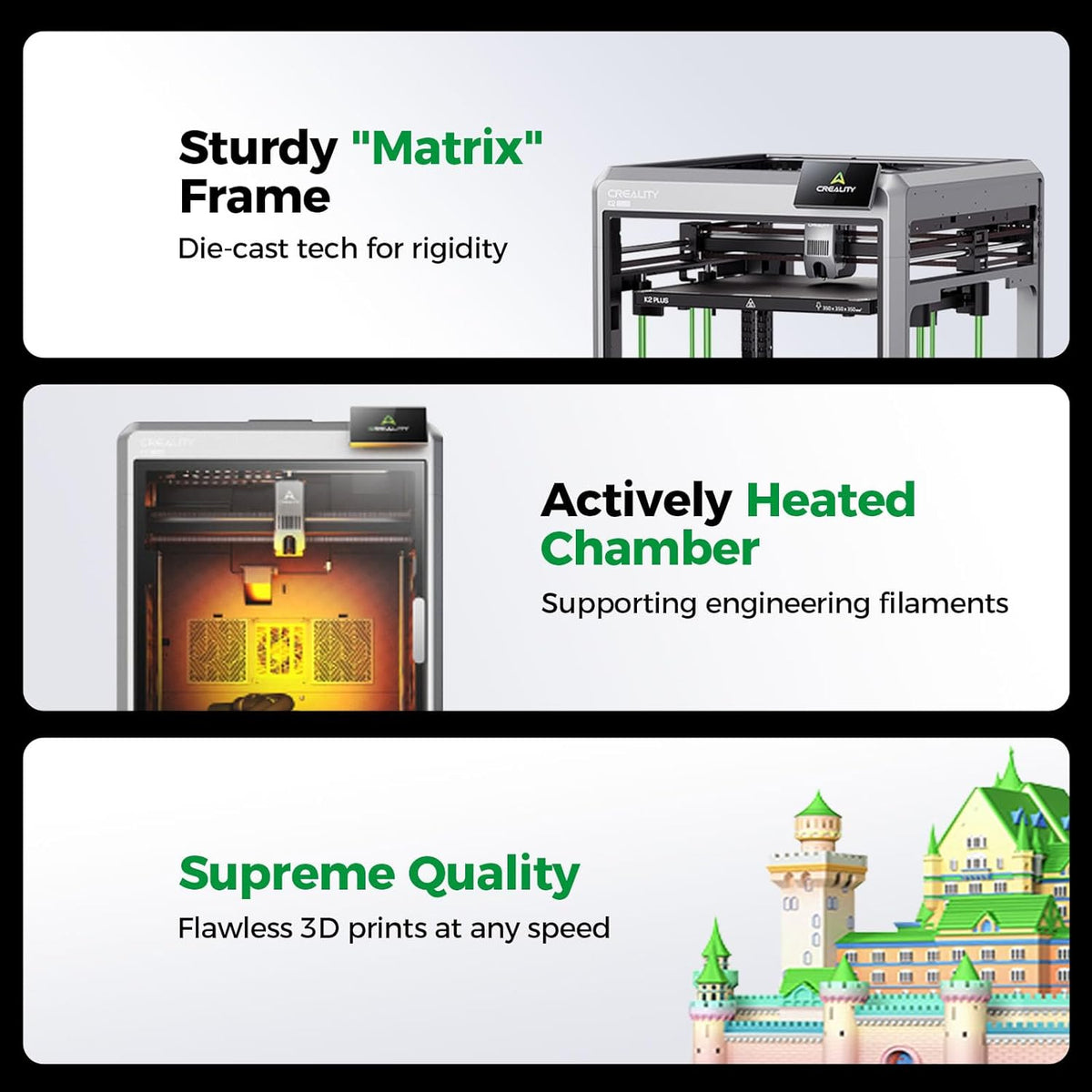 Creality K2 Plus Combo 3D Printer, Multicolor 3D Printer Machine with CFS