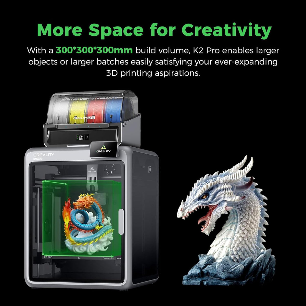 Creality K2 Pro Combo 3D Printers, Multicolor 3D Printer Machine with CFS
