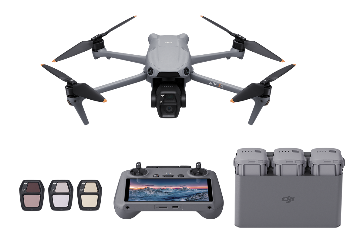 DJI - Air 3S Fly More Combo (DJI RC 2) DJI - Air 3S Fly More Combo (DJI RC 2)