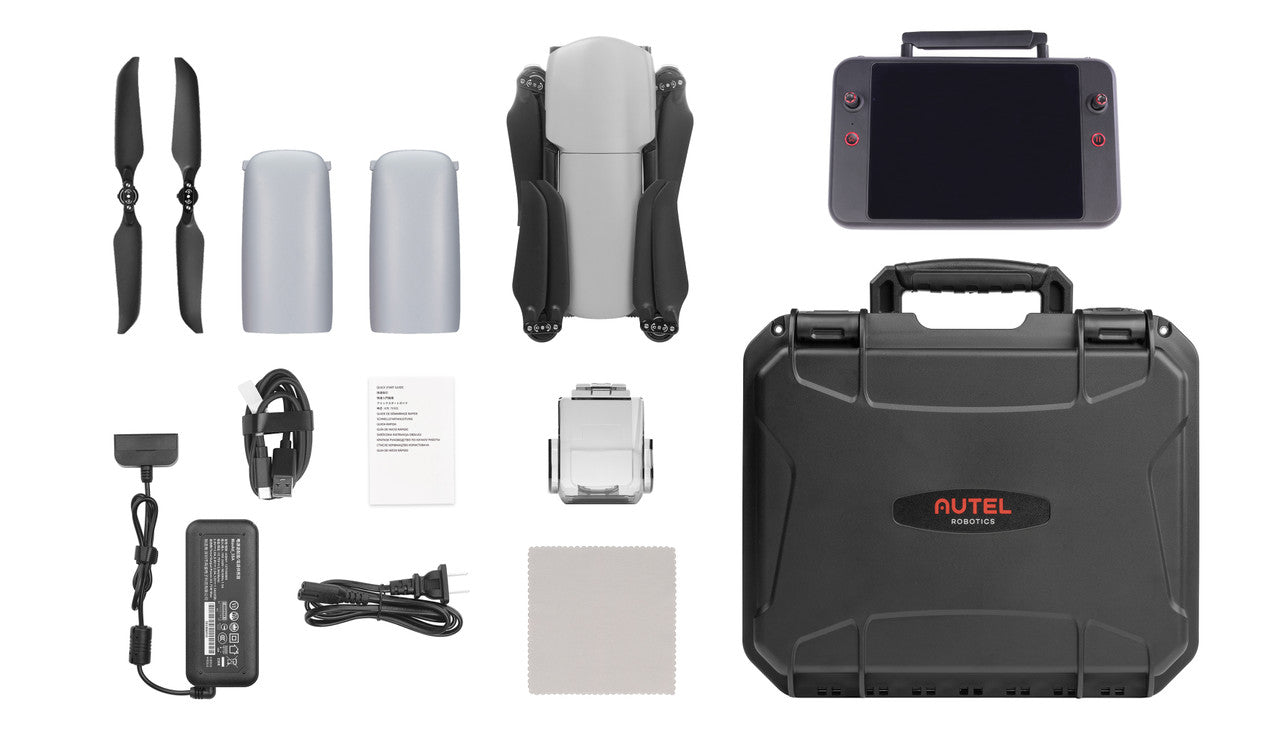 Autel EVO Lite 6K Enterprise drone with accessories from Blue Skies Drone Shop, shown in standard package layout for professional aerial imaging and inspection.
