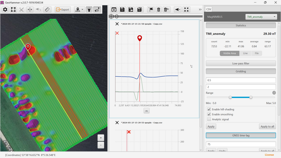 GeoHammer Pro data processing software