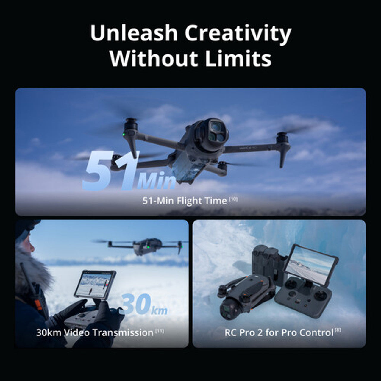 DJI - Mavic 4 Pro Drone with 512GB Creator Combo