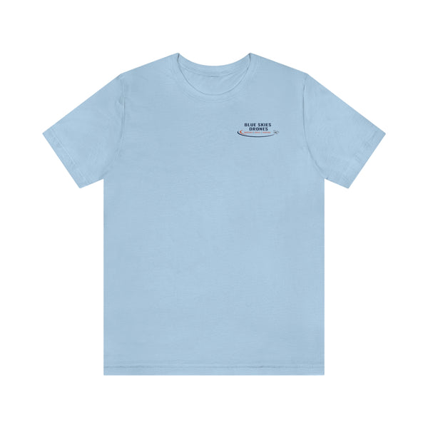 Blue Skies Drones Unisex Jersey Short Sleeve Tee