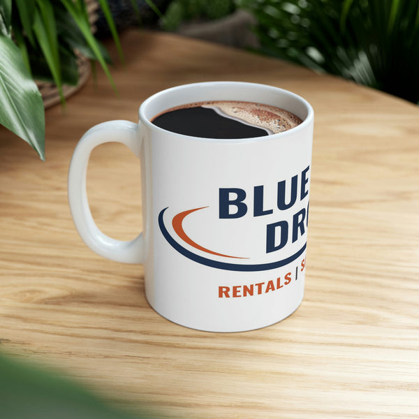 Blue Skies Drones Ceramic Mug 11oz