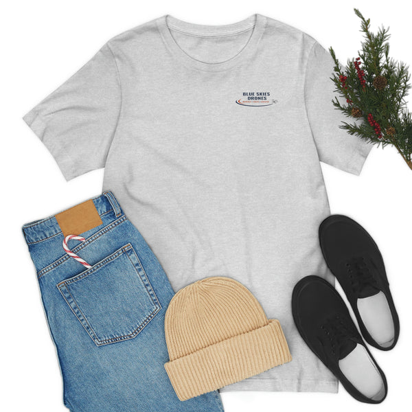 Blue Skies Drones Unisex Jersey Short Sleeve Tee