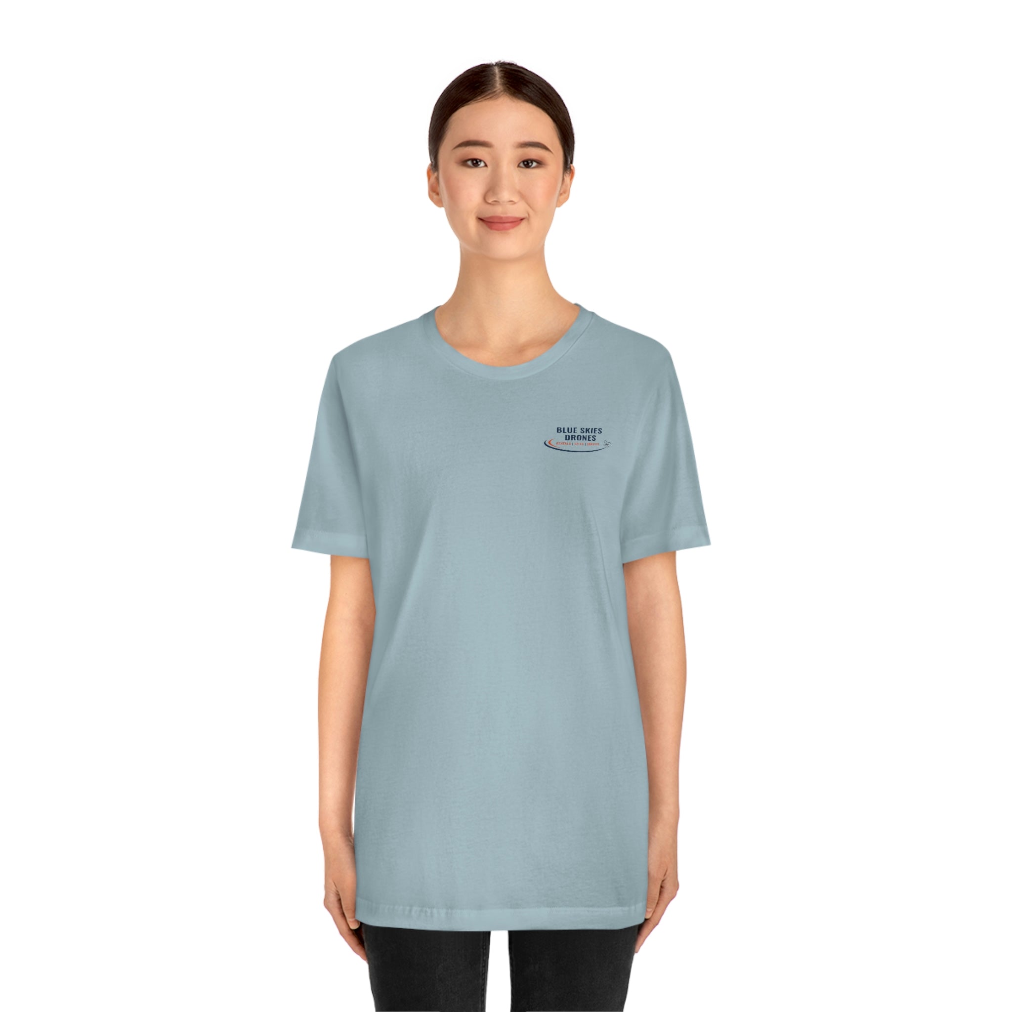 Blue Skies Drones Unisex Jersey Short Sleeve Tee