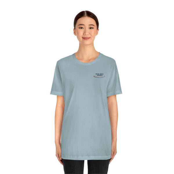 Blue Skies Drones Unisex Jersey Short Sleeve Tee