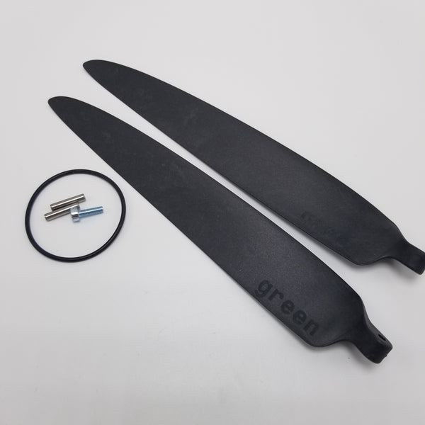 Trinity F90+ Spare Front Propeller GREEN R3 RIGHT