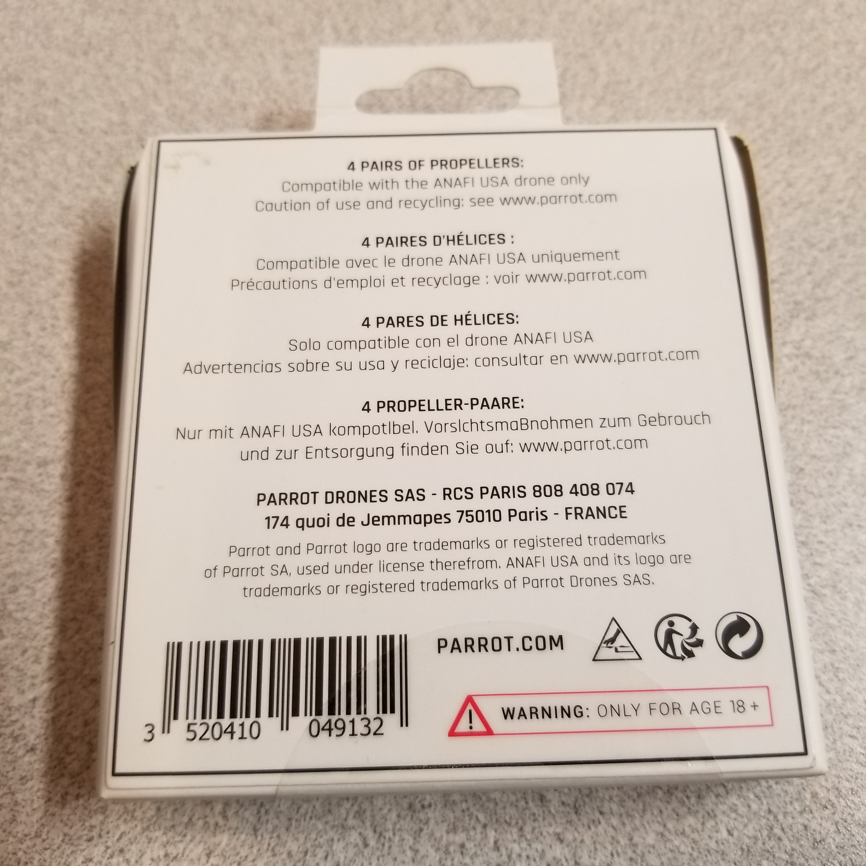 Parrot - Anafi USA/USA GOV Propellers - Full Set