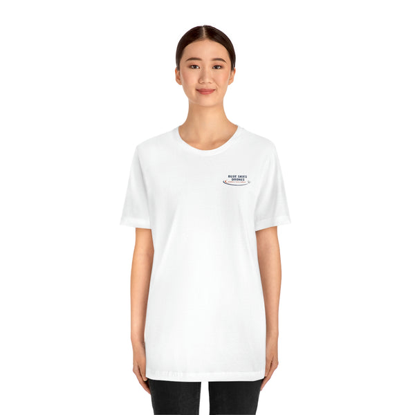 Blue Skies Drones Unisex Jersey Short Sleeve Tee