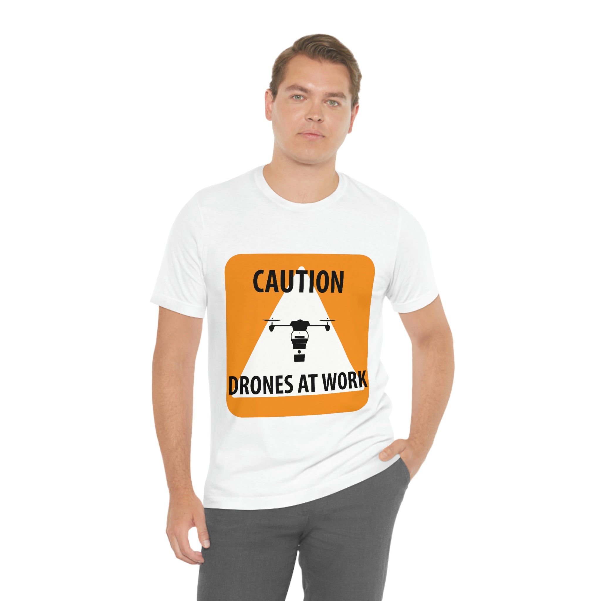 Drones at Work Unisex Jersey Short Sleeve Tee