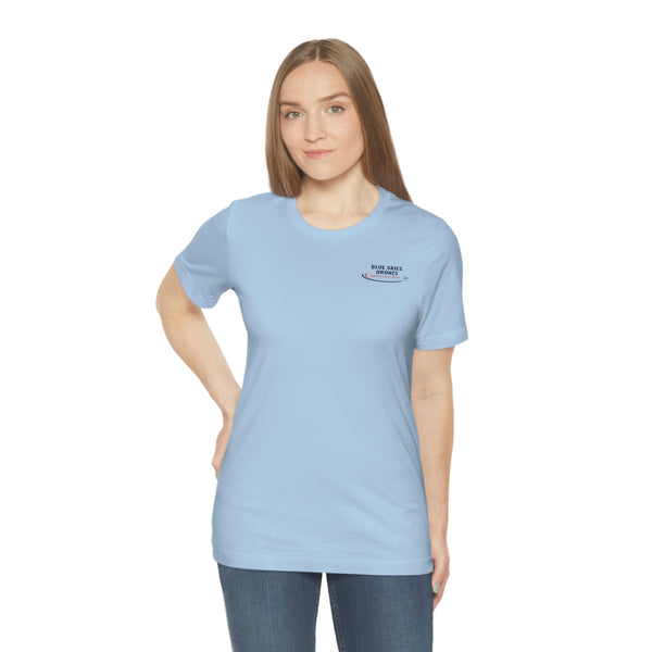 Blue Skies Drones Unisex Jersey Short Sleeve Tee