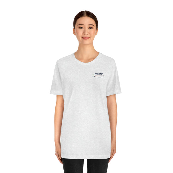 Blue Skies Drones Unisex Jersey Short Sleeve Tee