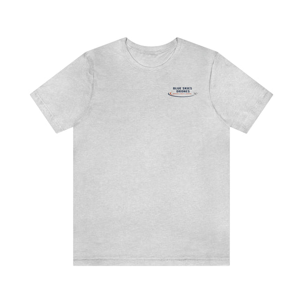 Blue Skies Drones Unisex Jersey Short Sleeve Tee