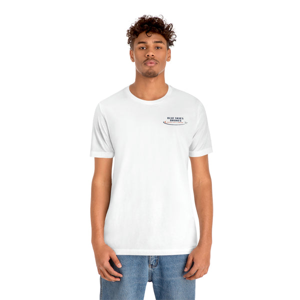 Blue Skies Drones Unisex Jersey Short Sleeve Tee