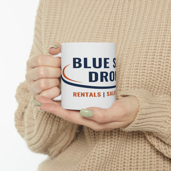 Blue Skies Drones Ceramic Mug 11oz
