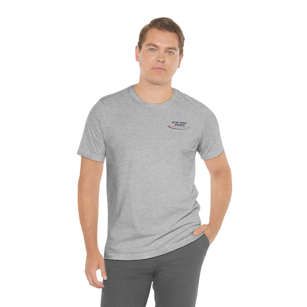 Blue Skies Drones Unisex Jersey Short Sleeve Tee