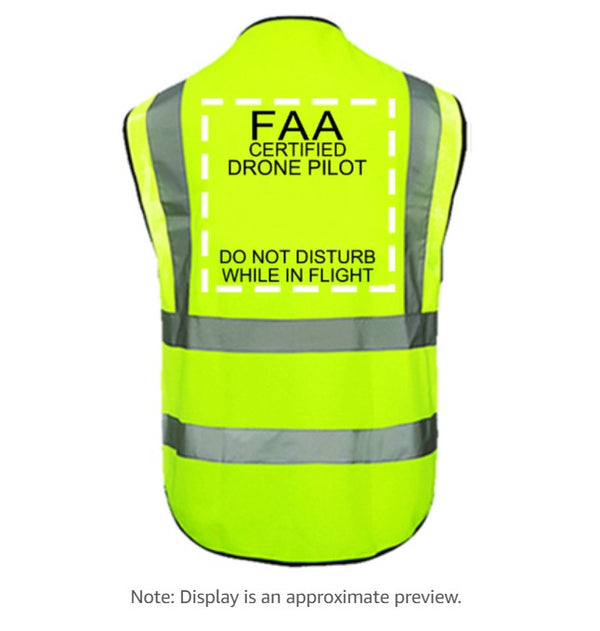 Customized Drone Pilot Safety Vest