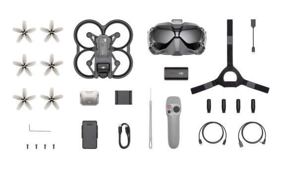 DJI FPV first-person view drone with Goggles V2, motion controller launched