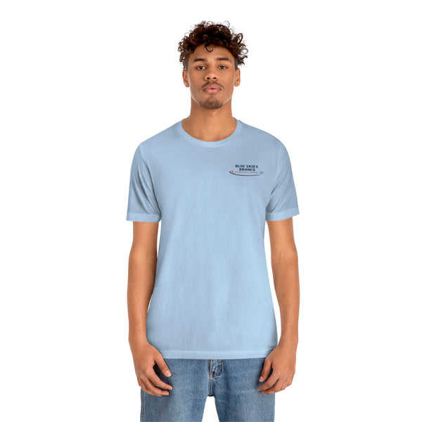 Blue Skies Drones Unisex Jersey Short Sleeve Tee