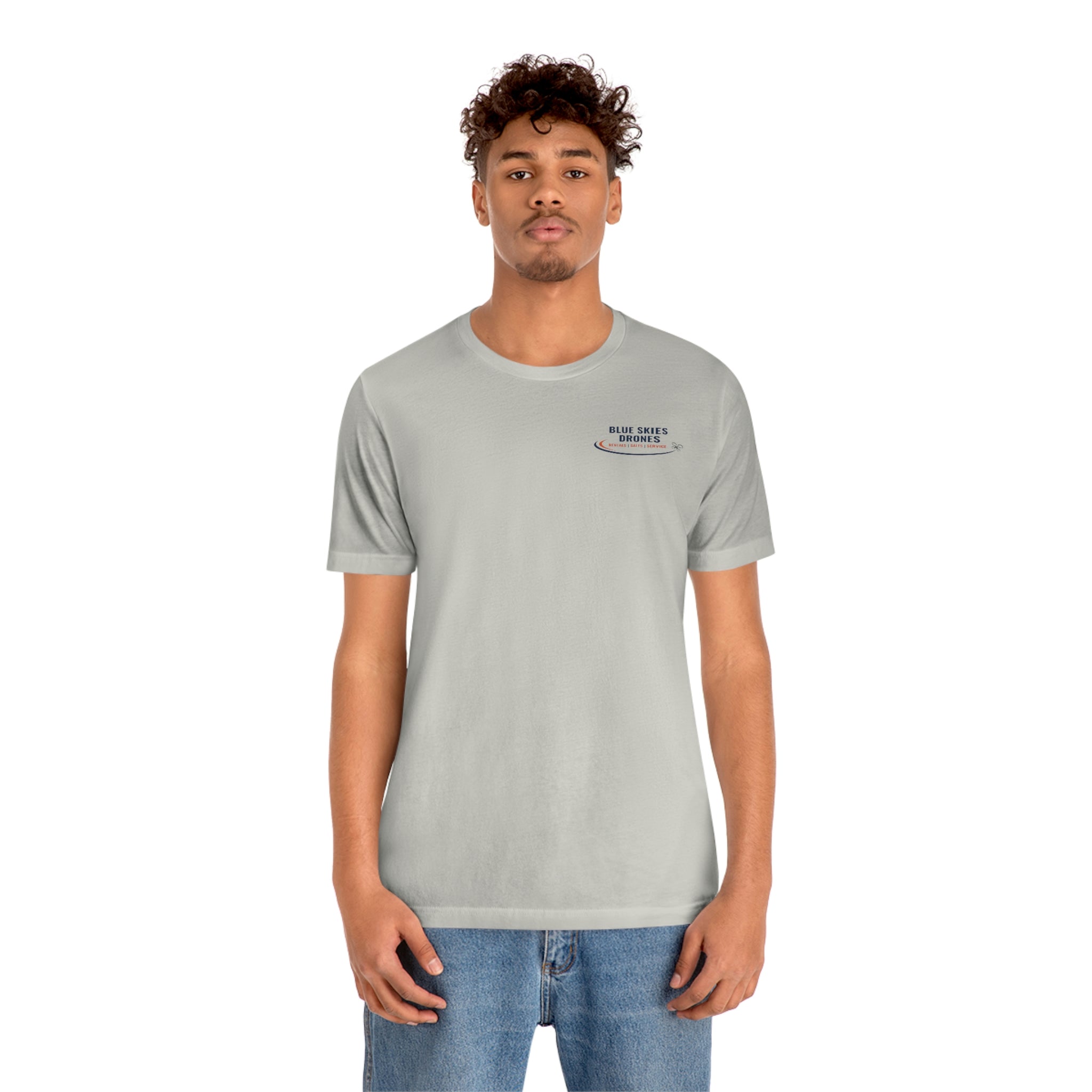 Blue Skies Drones Unisex Jersey Short Sleeve Tee