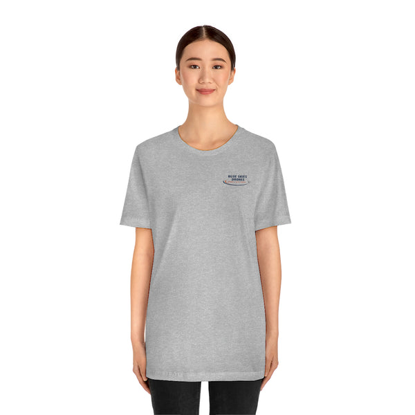 Blue Skies Drones Unisex Jersey Short Sleeve Tee