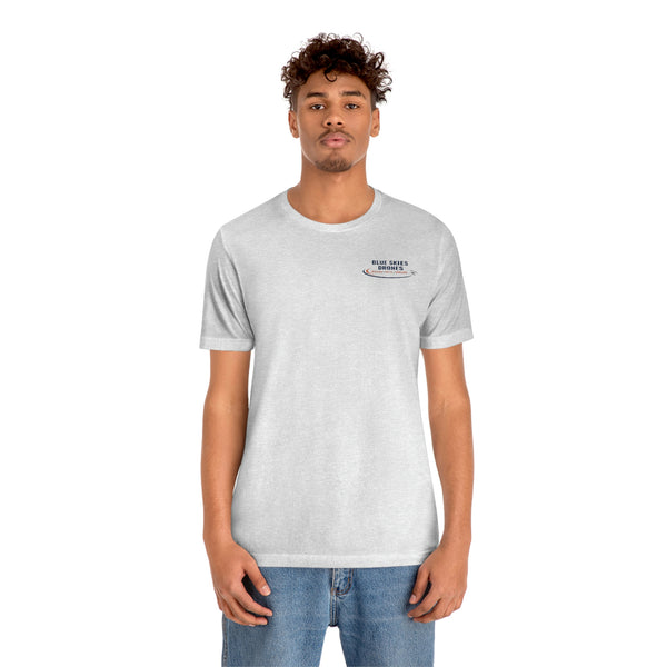 Blue Skies Drones Unisex Jersey Short Sleeve Tee