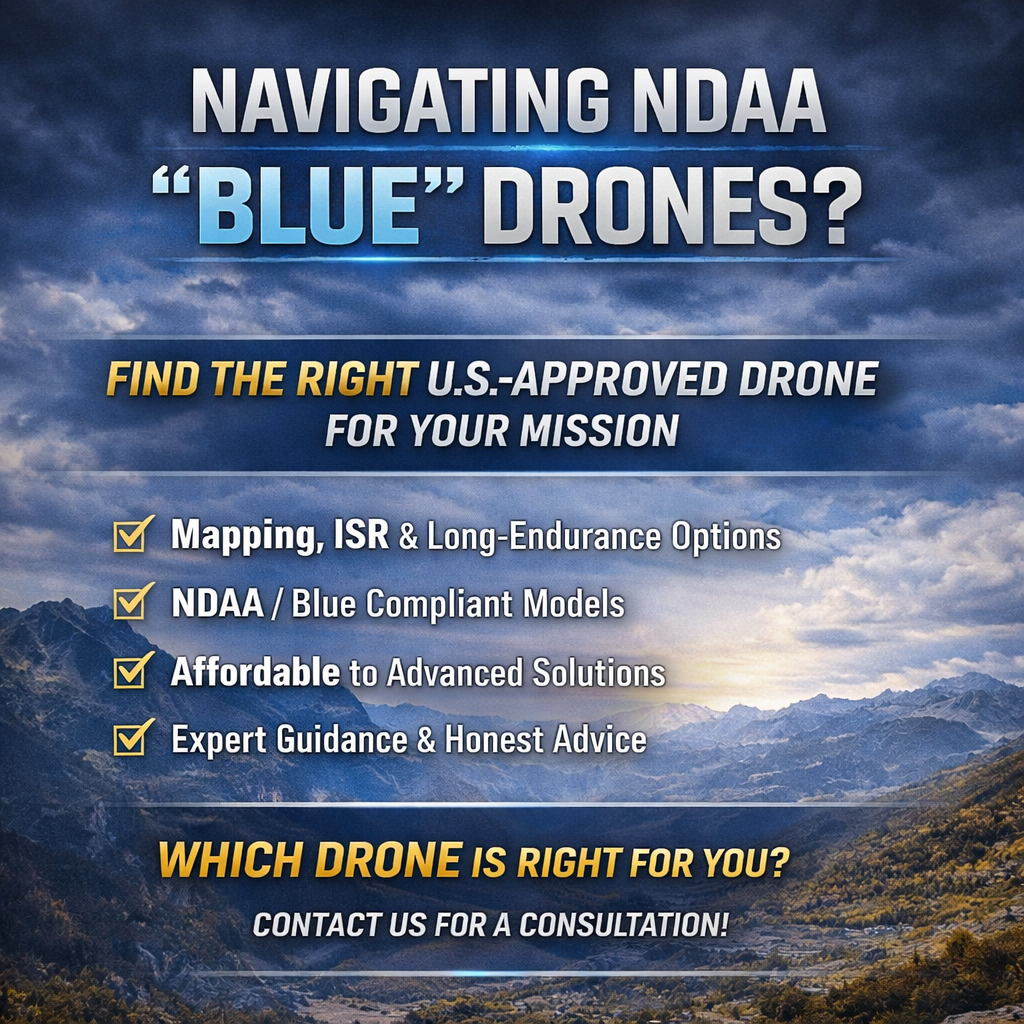 Navigating NDAA / “Blue” Drone Options: