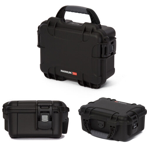 Nanuk Case 904 Hard Case with Foam Insert Black - Black