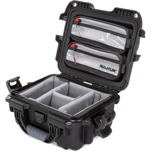 Nanuk Case 905 Hard Case with lid organizer and padded divider - Black