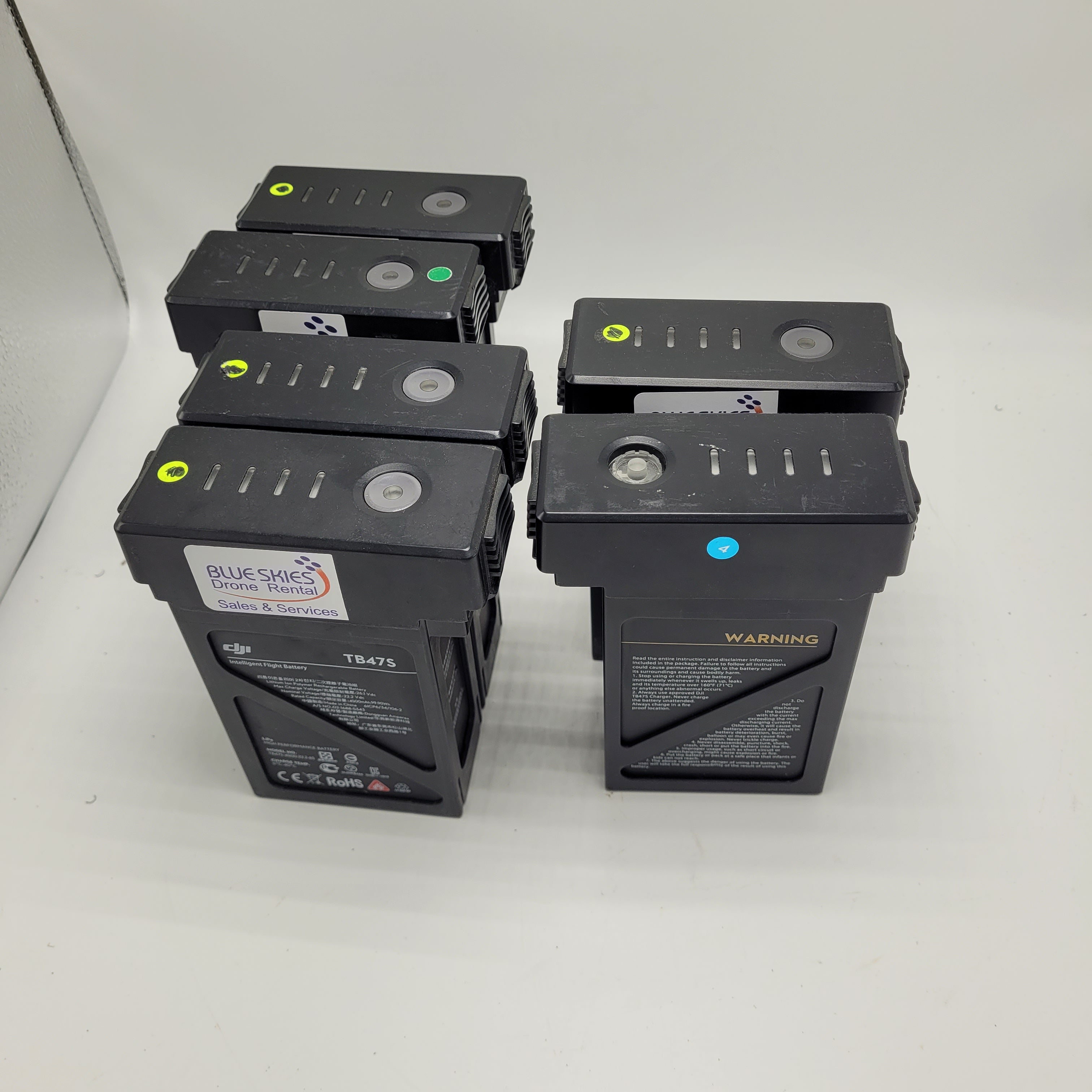 DJI - MATRICE 600 Intelligent Flight Battery TB47S (6PCS) - USED Yellow