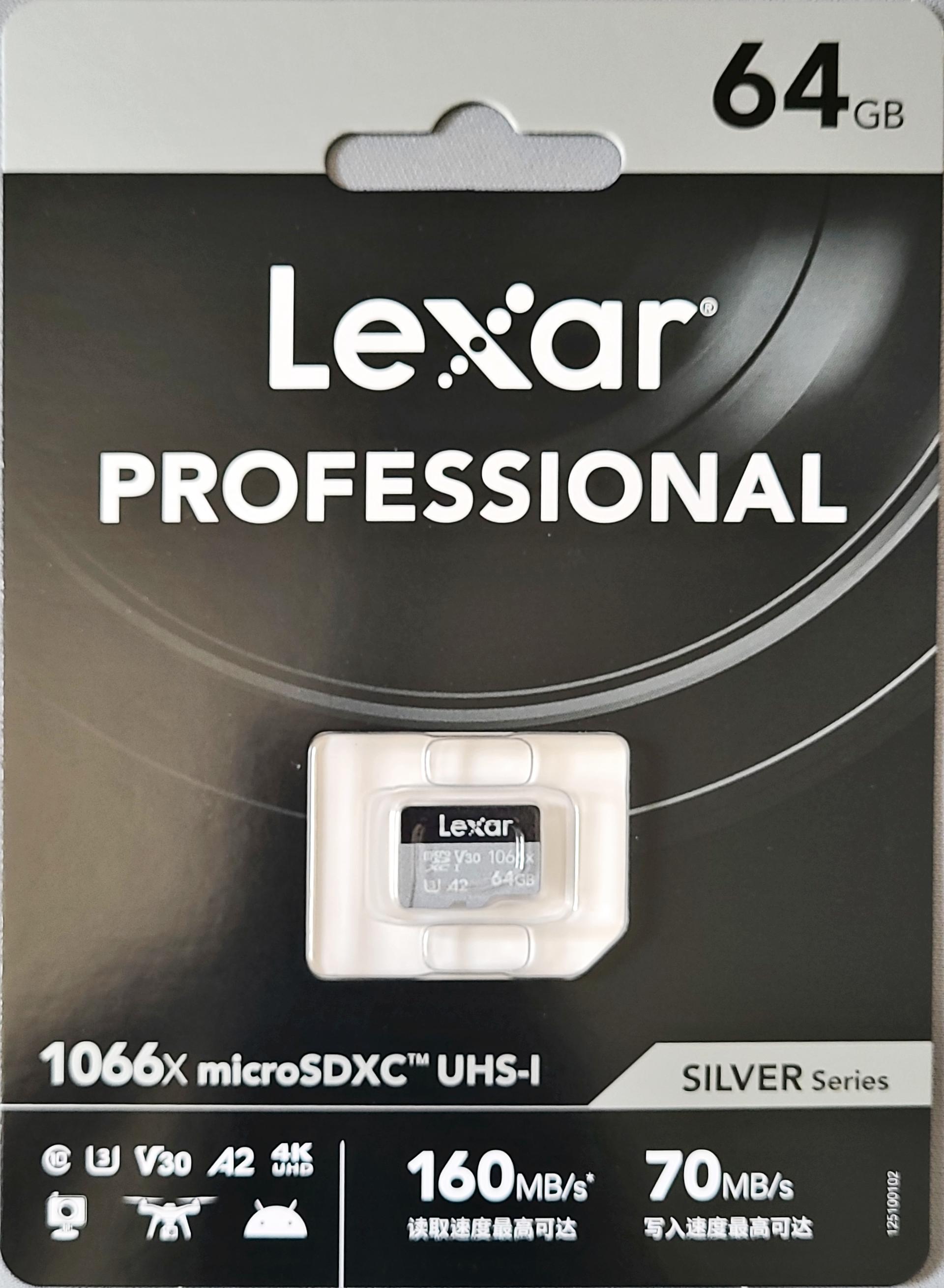 Lexar Professional Micro SD Card 64GB