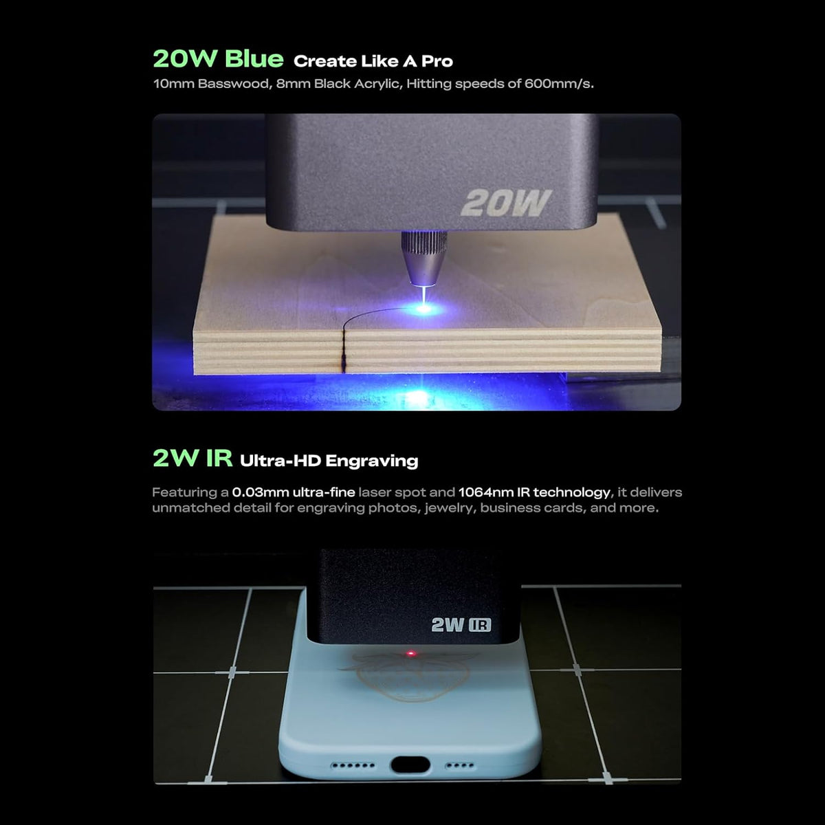 Creality Falcon A1 Pro 20W LASER ENGRAVER