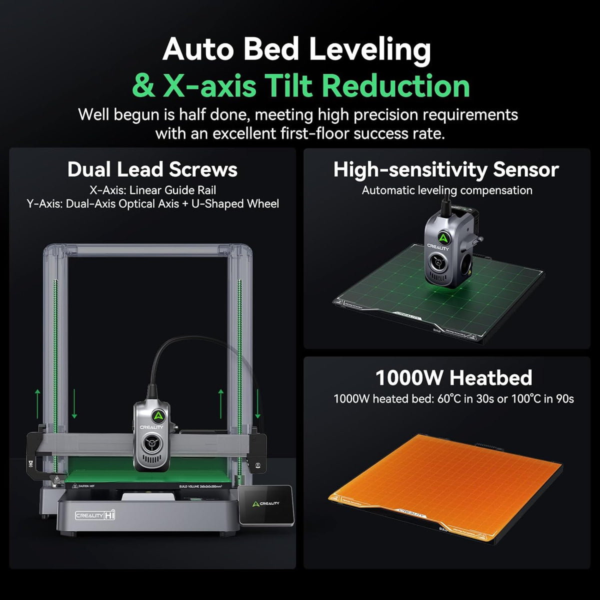 Creality Hi Combo (A) 3D Printer, Multi Color 3D Printer with CFS