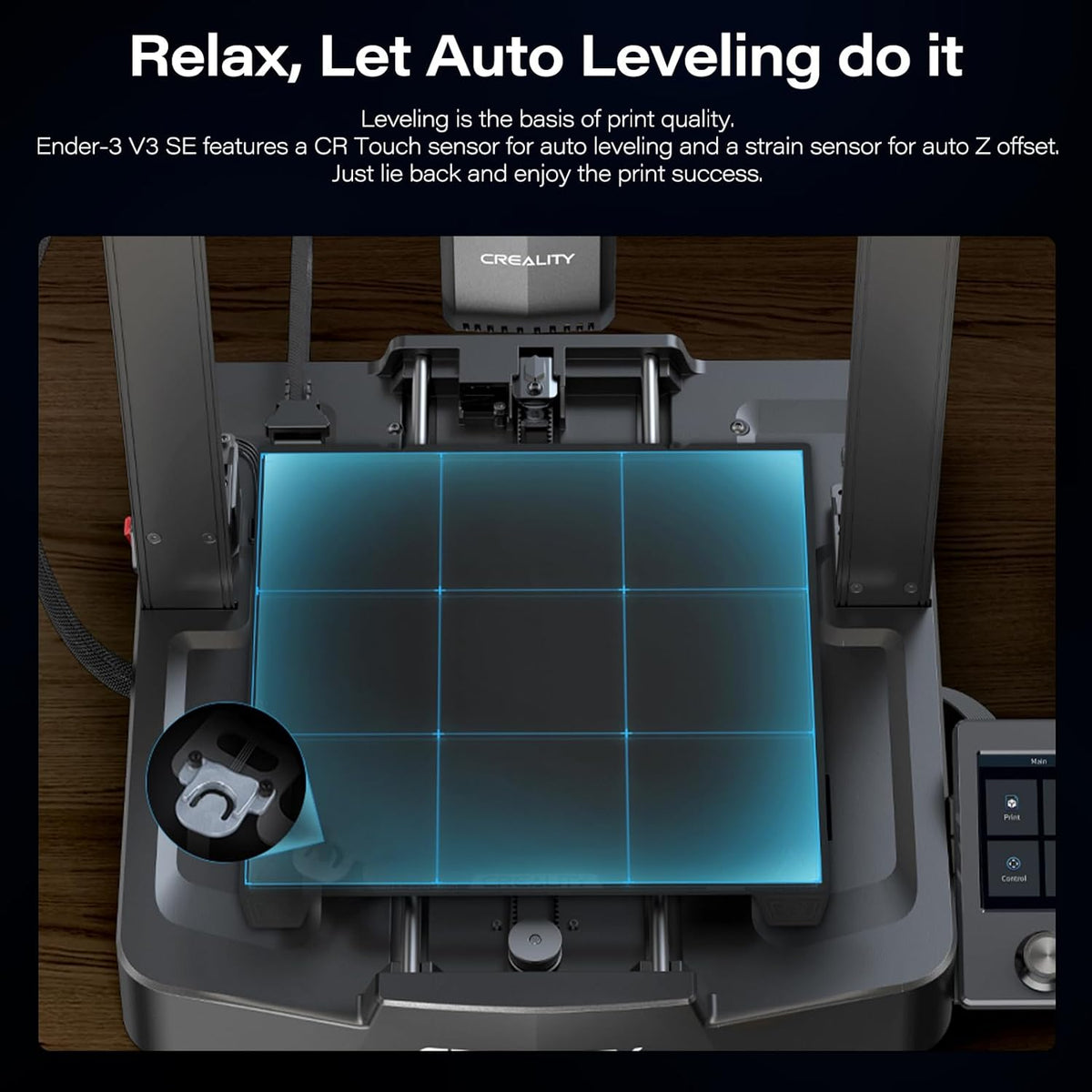 Creality Ender 3 V3 SE 3D Printer, 250mm/s Printing Speed