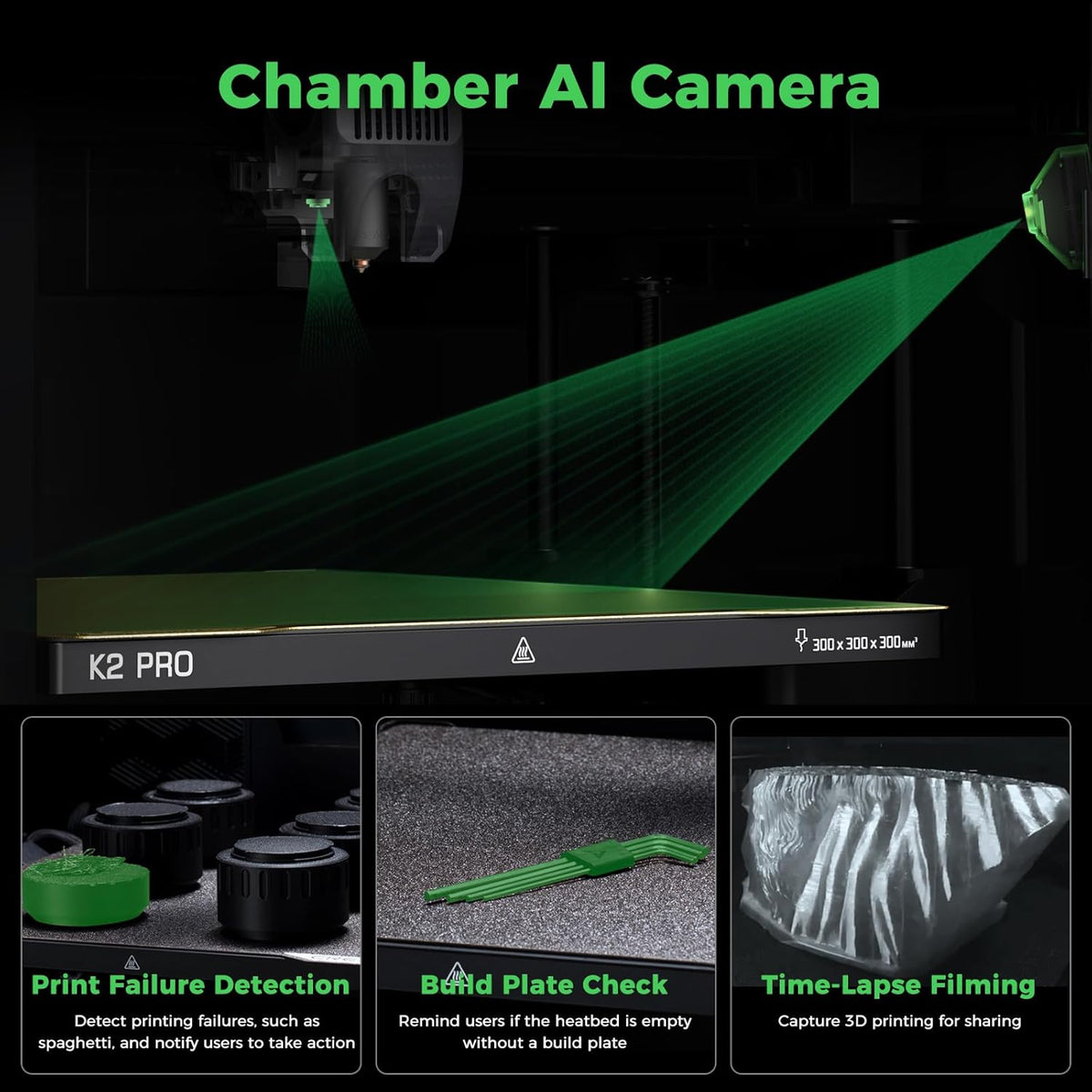 Creality K2 Pro Combo 3D Printers, Multicolor 3D Printer Machine with CFS