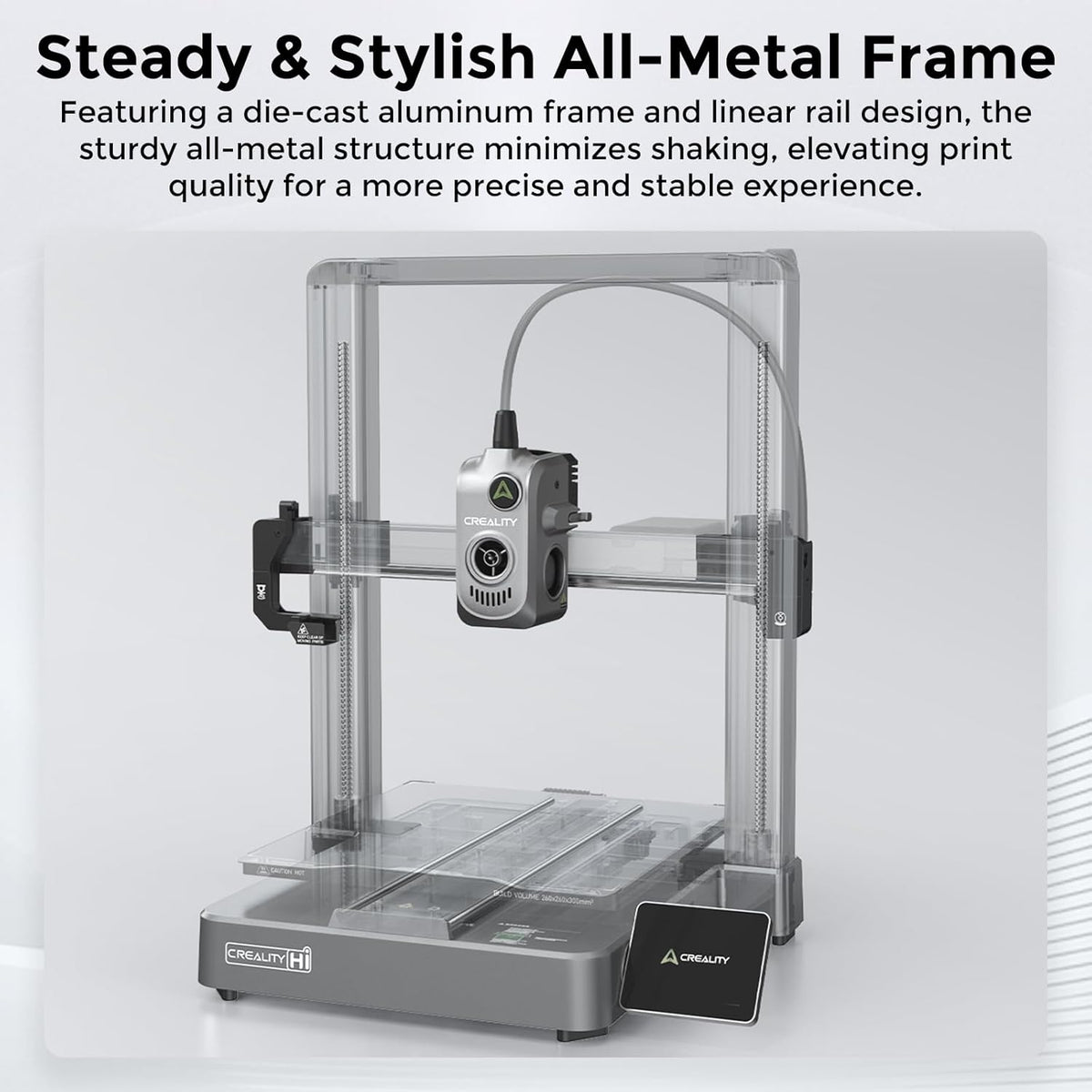 Creality HI 3D Printer, 500mm/s Hyper-Speed, Auto RFID Filament Detection, All-Metal Frame