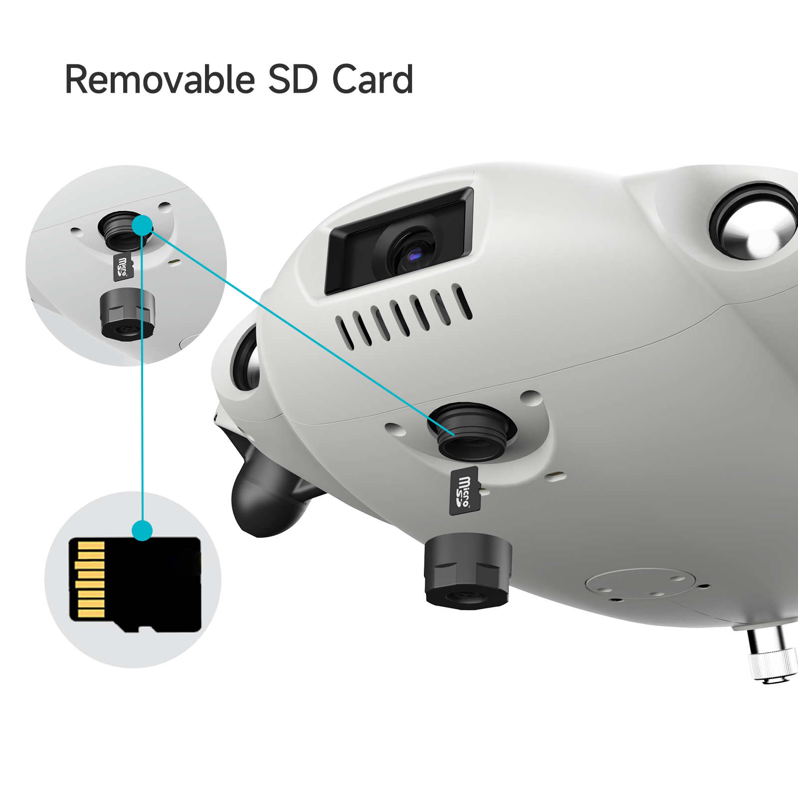 Qysea - FiFish V-EVO Arm Package With Removable SD Card