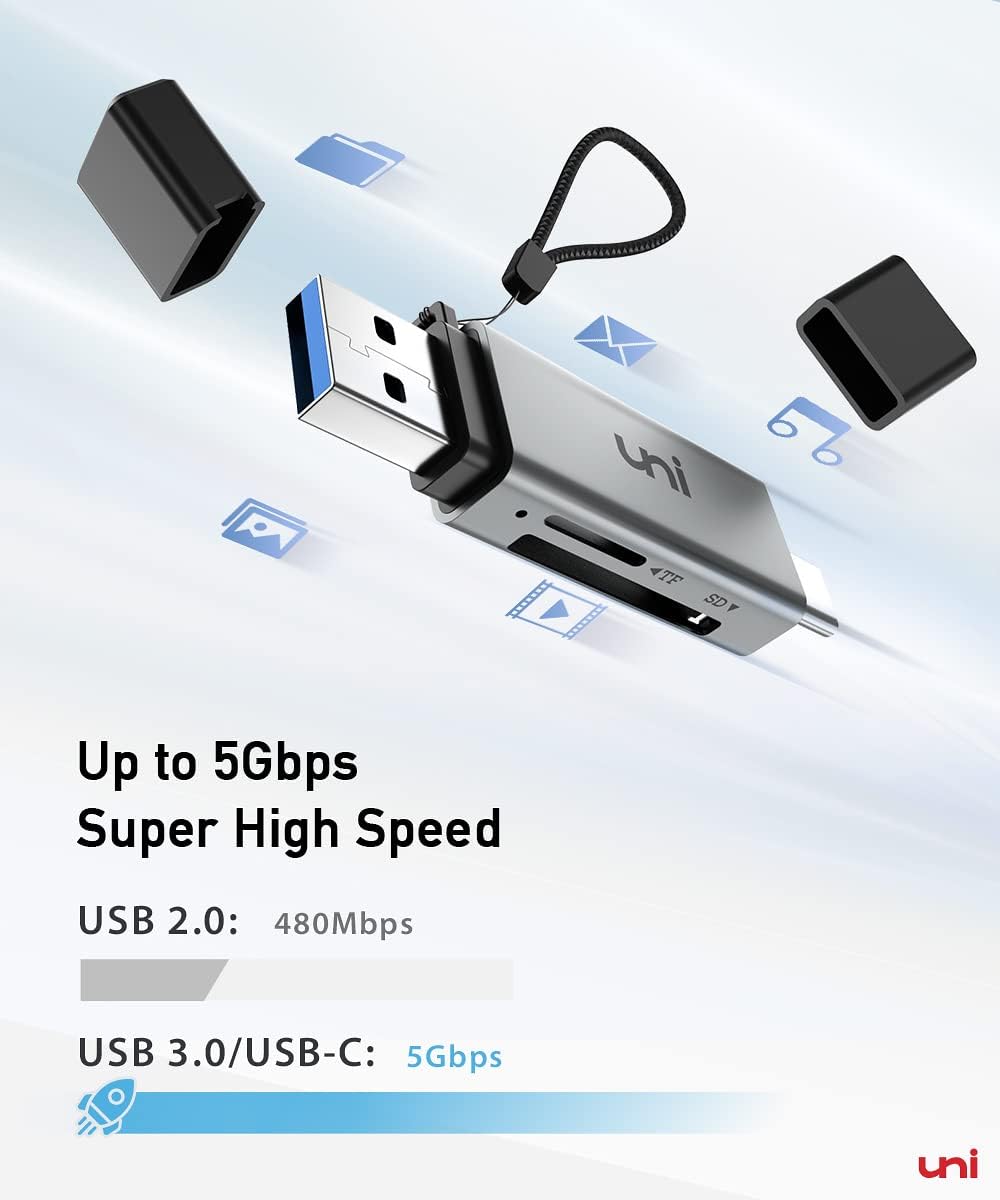 High-Speed USB C to Micro SD Card Adapter