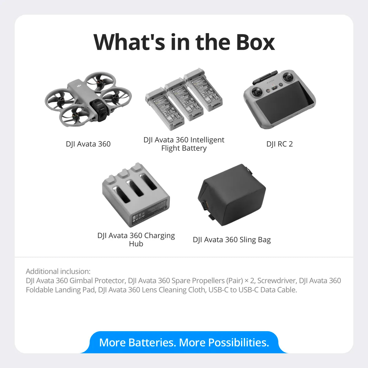 DJI - Avata 360 Fly More Combo (RC 2)