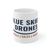Blue Skies Drones Ceramic Mug 11oz