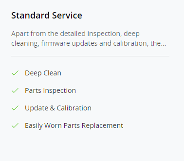 DJI - Maintenance Program Standard Service (Mavic 3T) NA