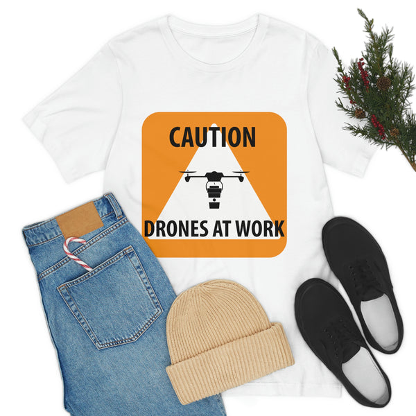 Drones at Work Unisex Jersey Short Sleeve Tee