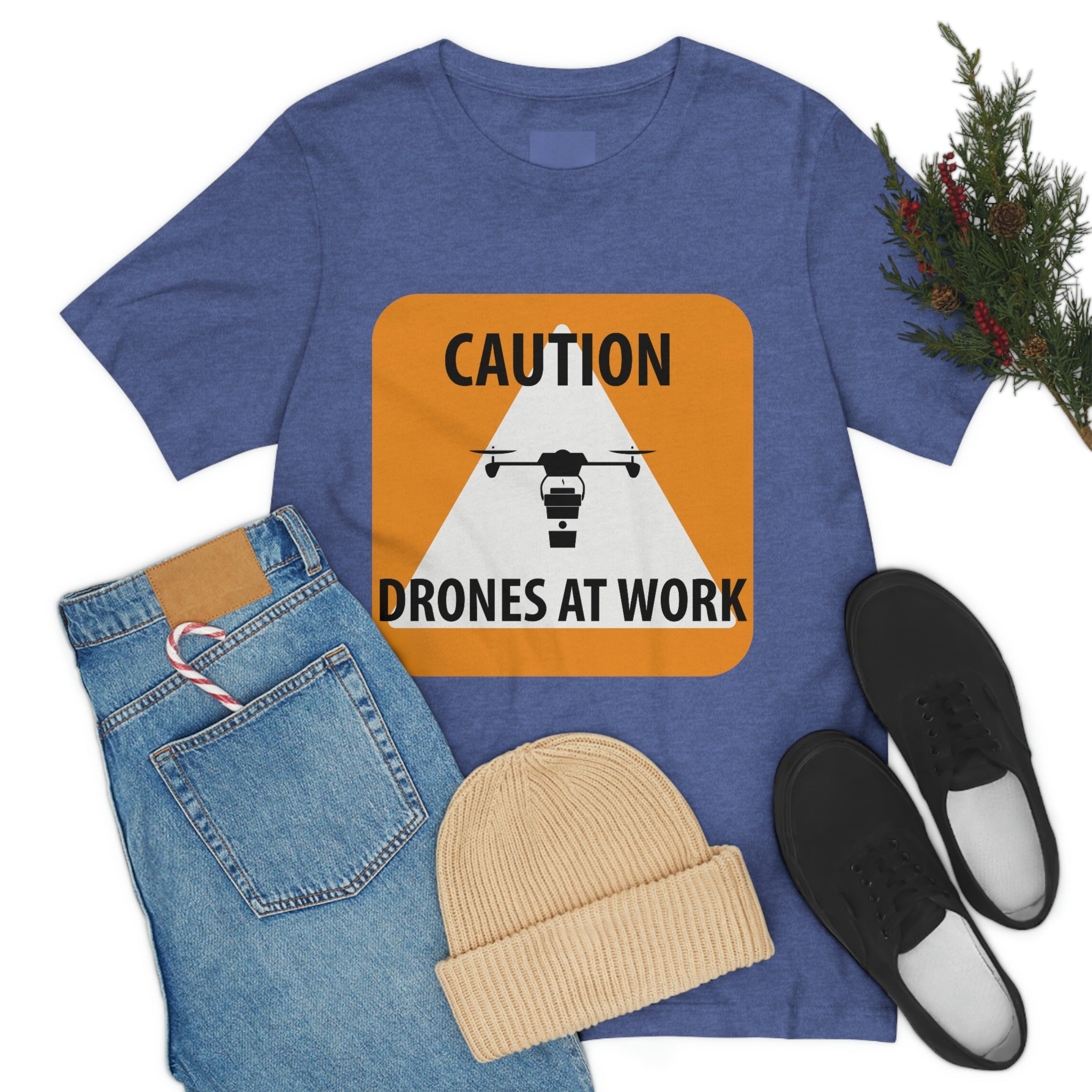 Drones at Work Unisex Jersey Short Sleeve Tee